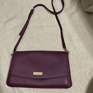 Burgundy crossbody bag